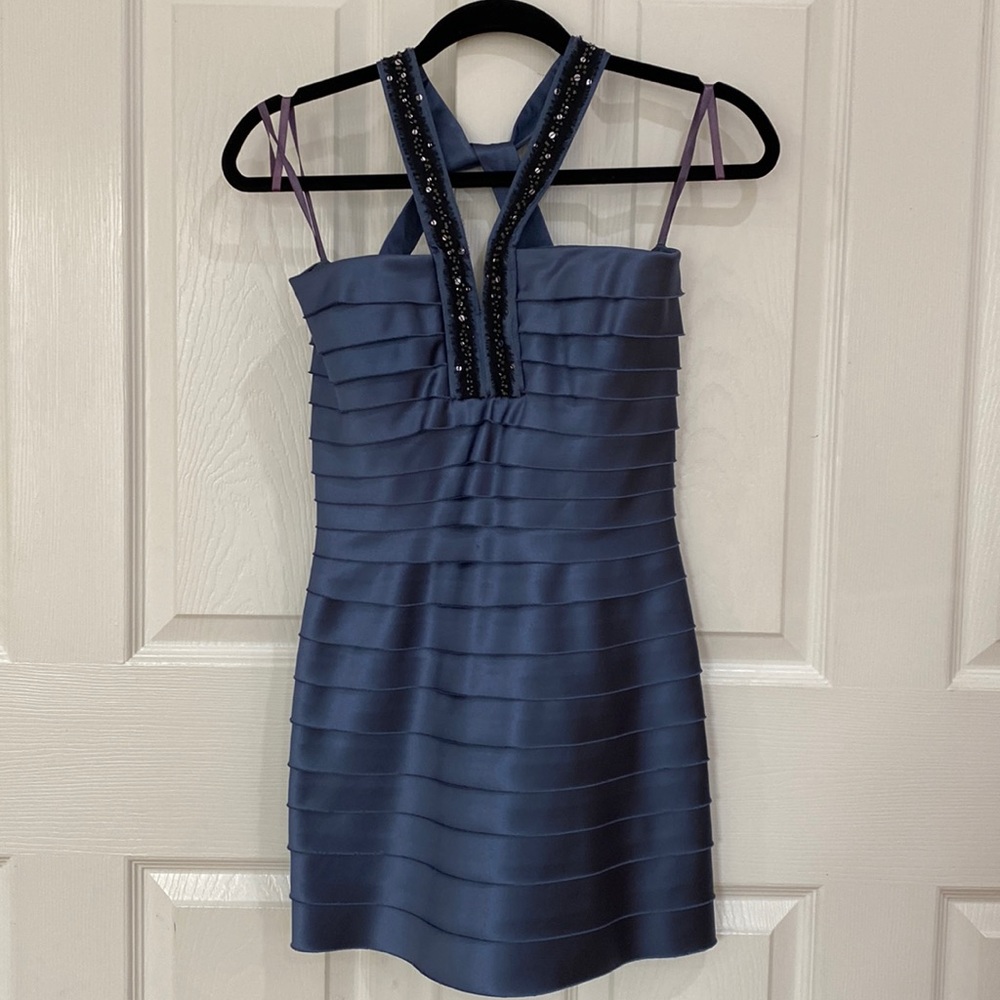 BCBGMAXAZRIA silk mini dress